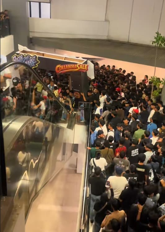 Kericuhan Warnai Konser di Event Bogor Trade Market di Boxies 123 Mall, Penonton Berdesakan